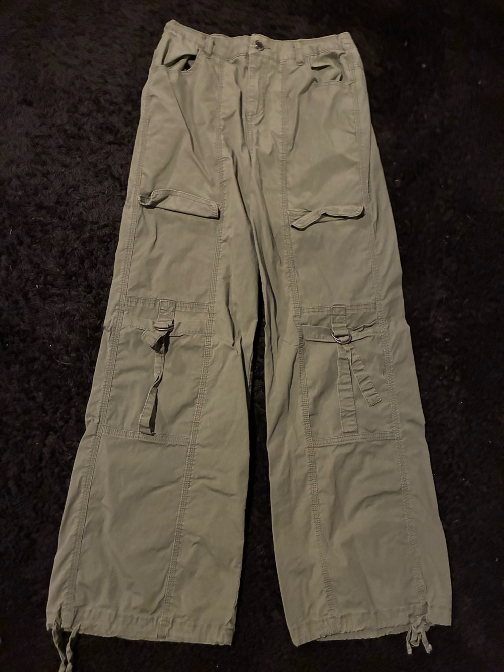 No Boundaries (unisex) Olive Cargo Utility Pants